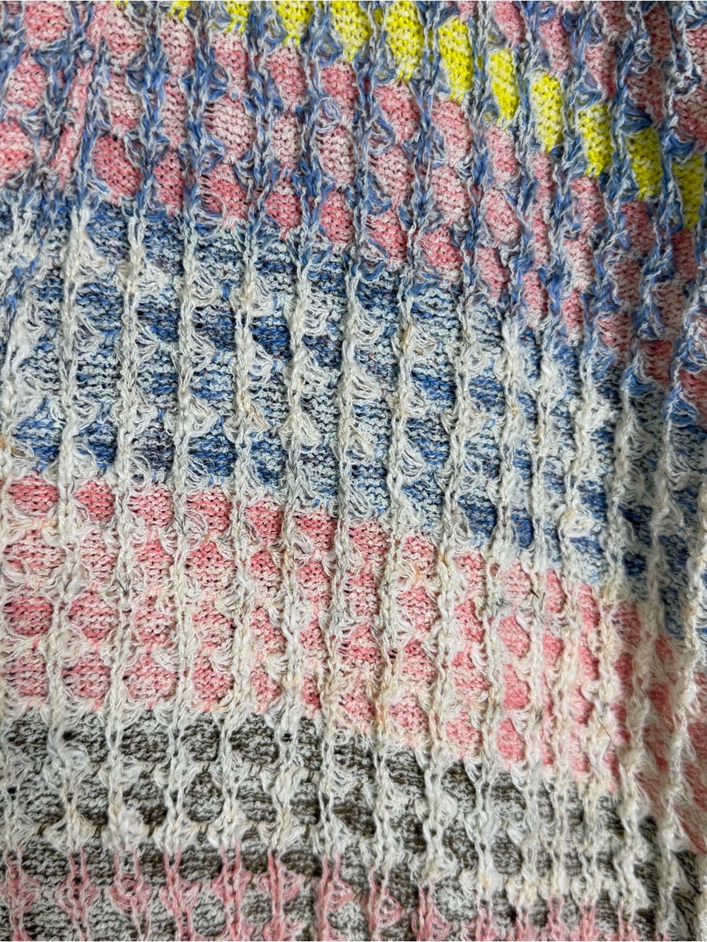 Daily Practice Anthropologie Women M/L Hooded Open Knit Poncho Sweater Oversized - Picture 4 of 10